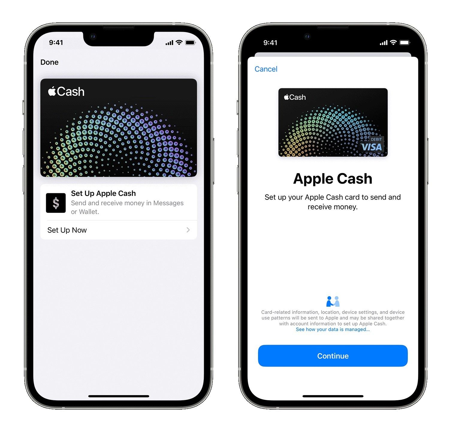 can you add apple cash from credit card